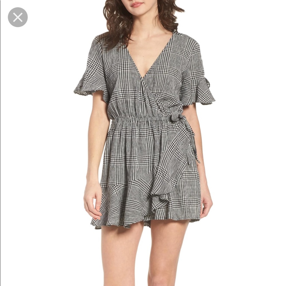 Nordstrom BP Gingham Romper